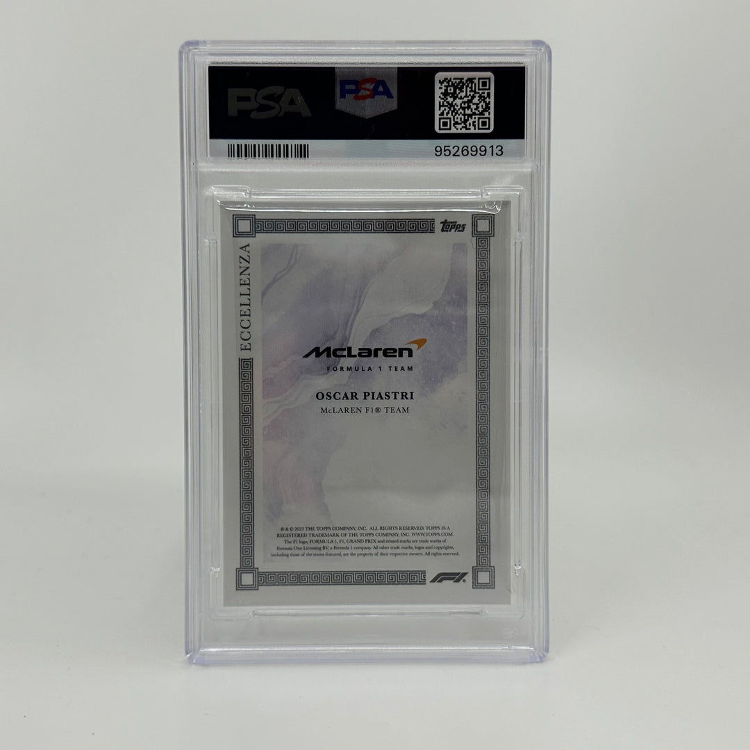 PSA 9 - /25 Oscar Piastri - Purple - 2023 Topps Eccellenza F1