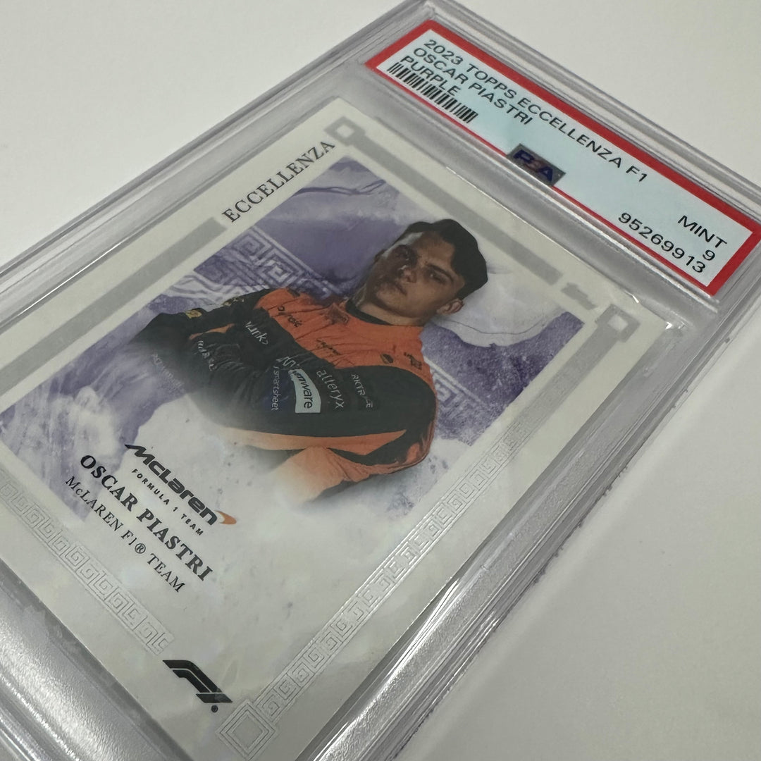 PSA 9 - /25 Oscar Piastri - Purple - 2023 Topps Eccellenza F1