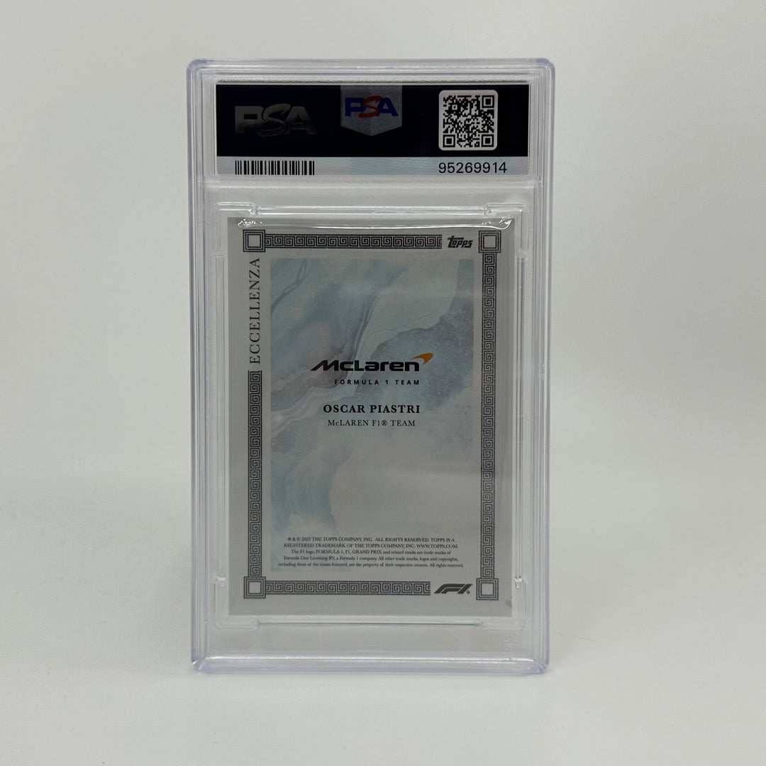 PSA 9 - /49 Oscar Piastri - Blue - 2023 Topps Eccellenza F1