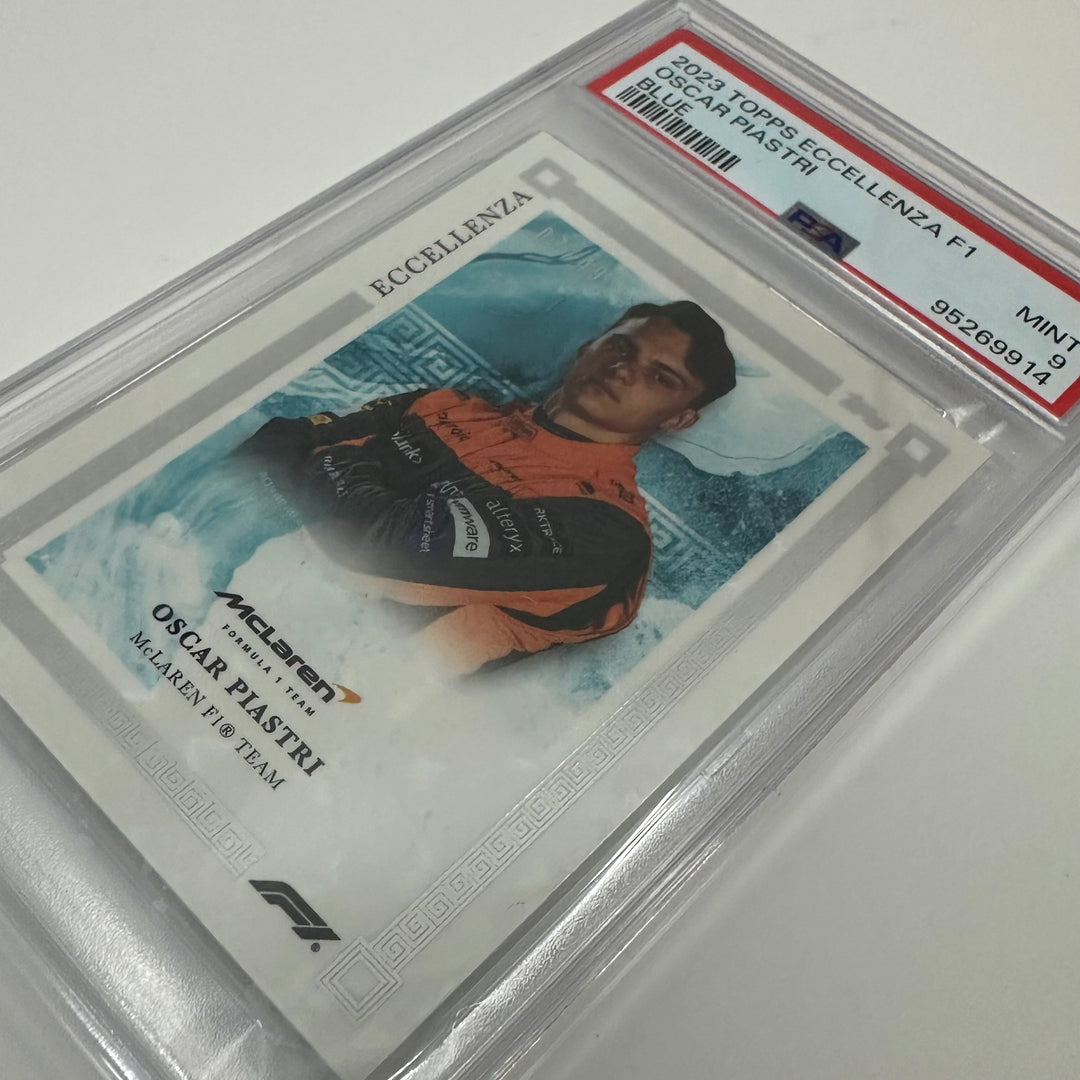 PSA 9 - /49 Oscar Piastri - Blue - 2023 Topps Eccellenza F1