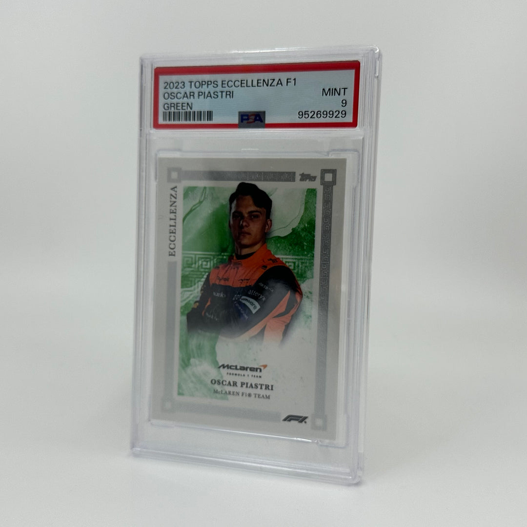 PSA 9 - /99 Oscar Piastri - Green - 2023 Topps Eccellenza F1