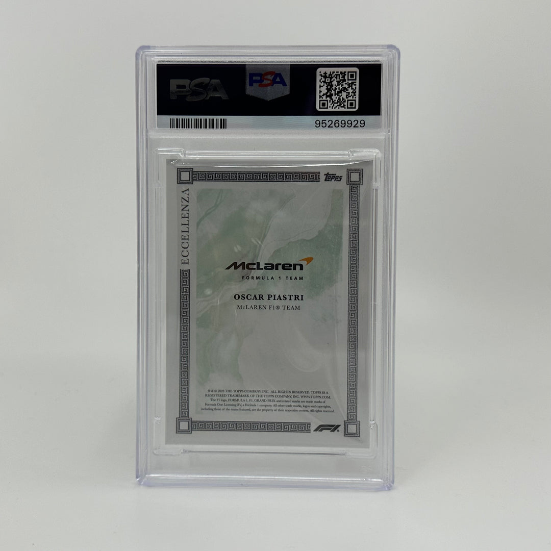 PSA 9 - /99 Oscar Piastri - Green - 2023 Topps Eccellenza F1