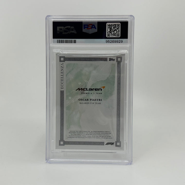 PSA 9 - /99 Oscar Piastri - Green - 2023 Topps Eccellenza F1