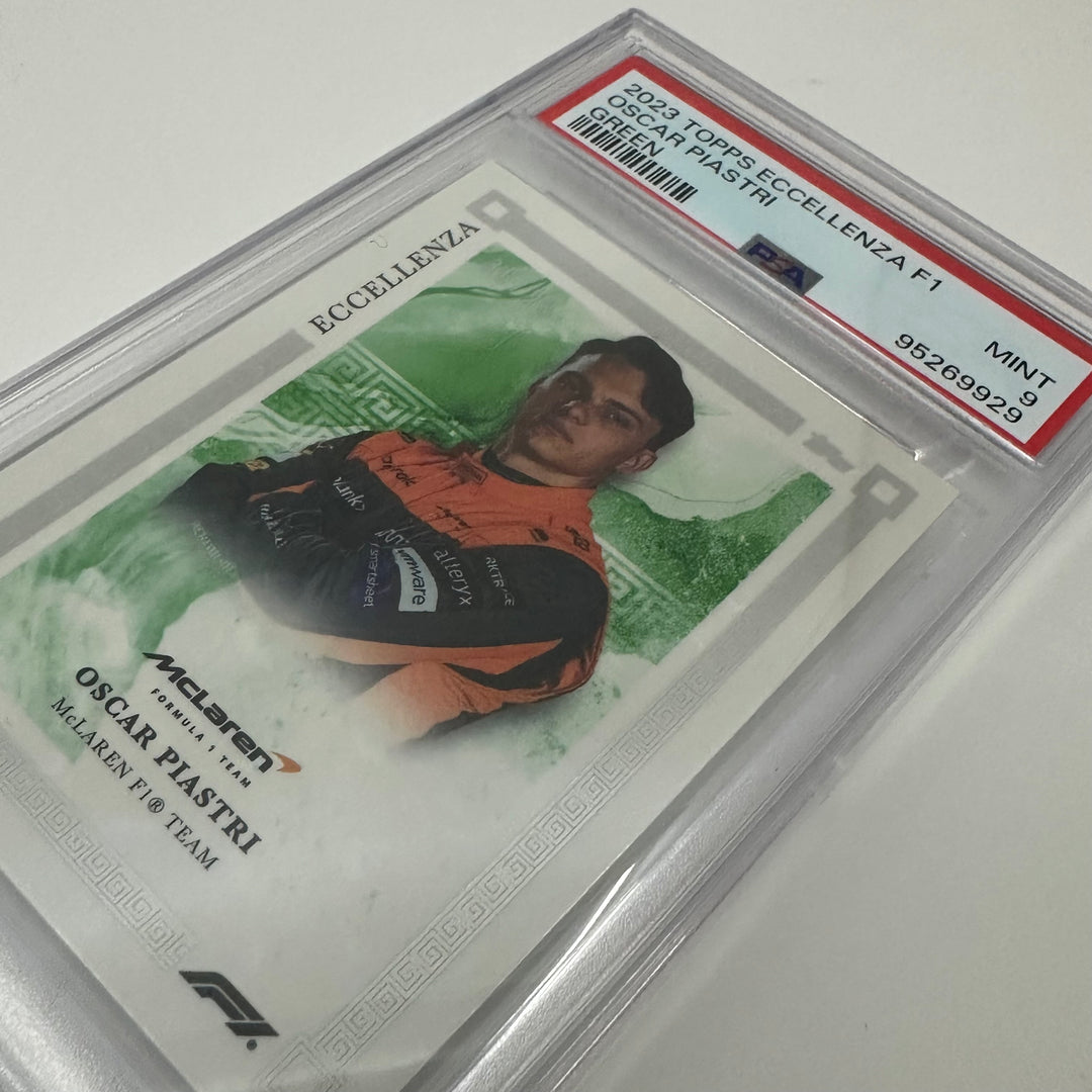 PSA 9 - /99 Oscar Piastri - Green - 2023 Topps Eccellenza F1