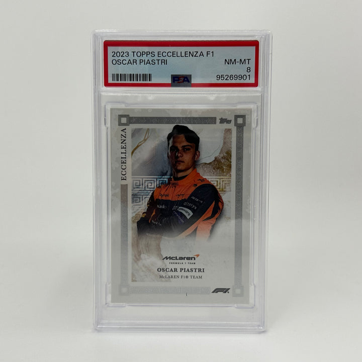 PSA 8 - Oscar Piastri - 2023 Topps Eccellenza F1