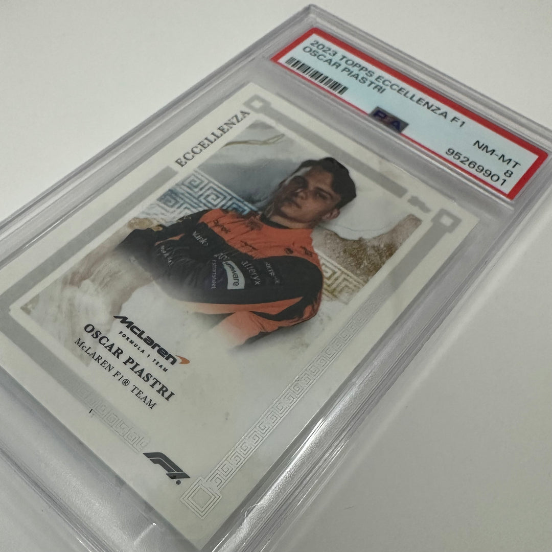 PSA 8 - Oscar Piastri - 2023 Topps Eccellenza F1
