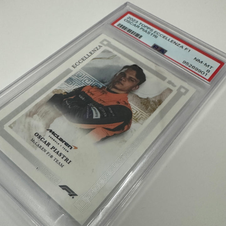 PSA 8 - Oscar Piastri - 2023 Topps Eccellenza F1