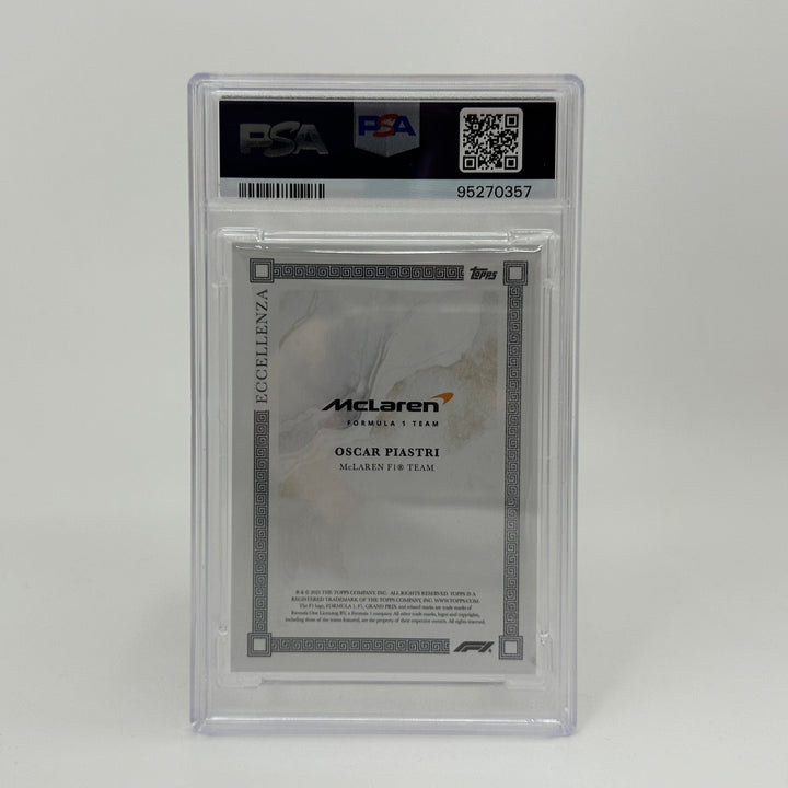PSA 9 - Oscar Piastri - 2023 Topps Eccellenza F1