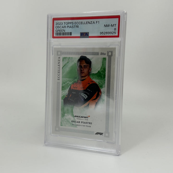 PSA 8 - /99 Oscar Piastri - Green - 2023 Topps Eccellenza F1