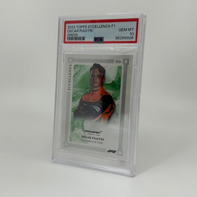 PSA 10 - 69/99 Oscar Piastri - Green - 2023 Topps Eccellenza F1