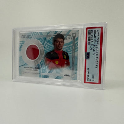 PSA 9 - 48/49 - Charles Leclerc - Blue - 2023 Topps Eccellenza Reliquia