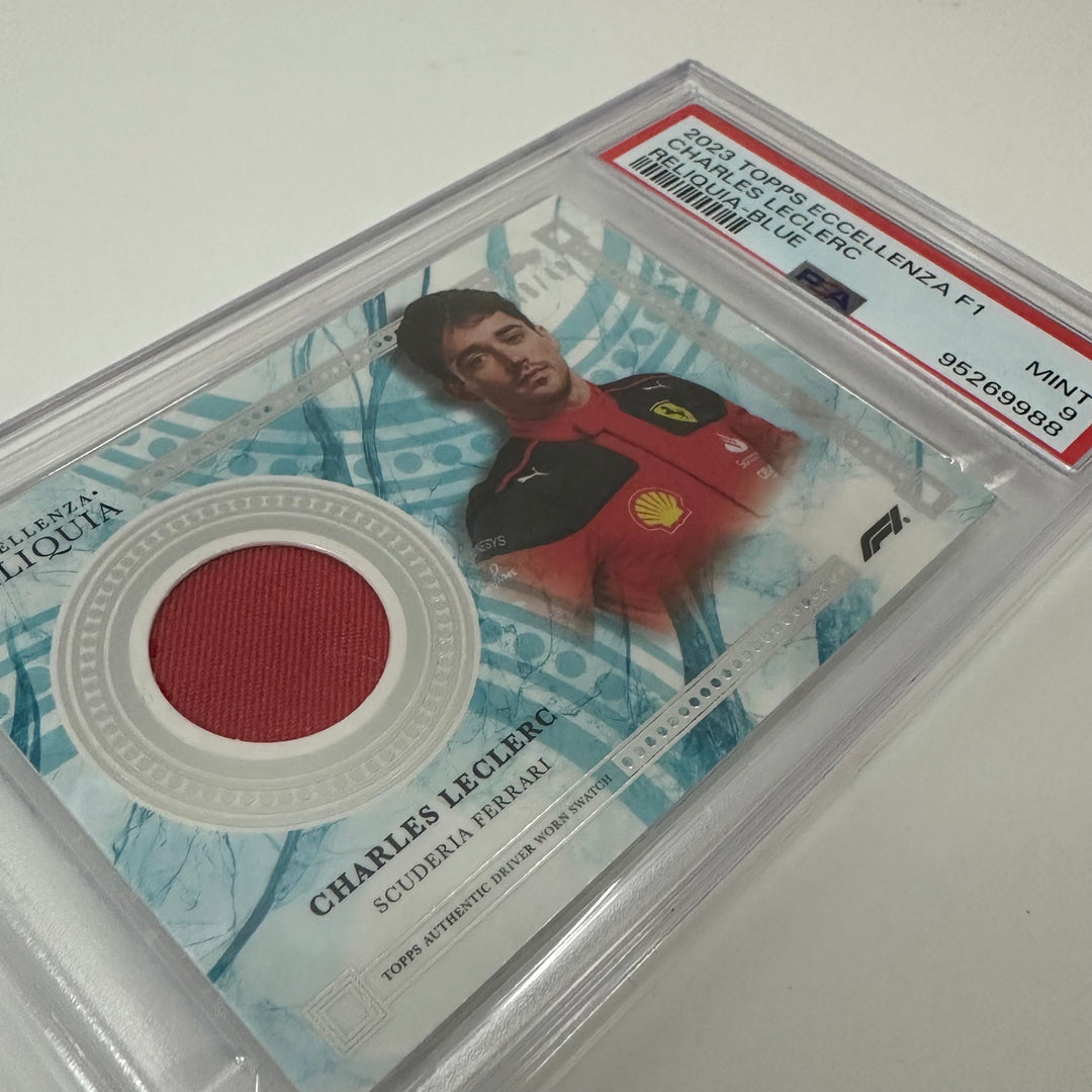 PSA 9 - 48/49 - Charles Leclerc - Blue - 2023 Topps Eccellenza Reliquia