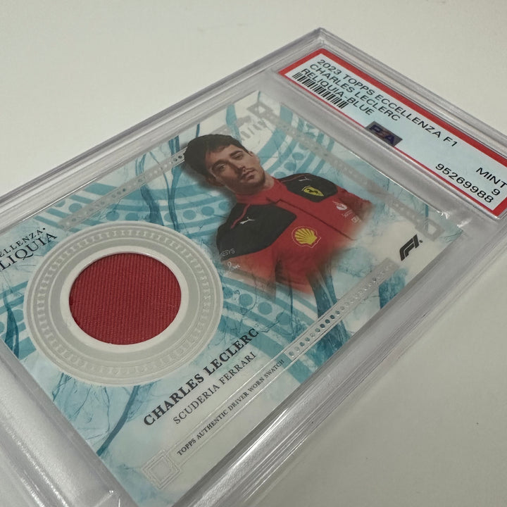 PSA 9 - 48/49 - Charles Leclerc - Blue - 2023 Topps Eccellenza Reliquia