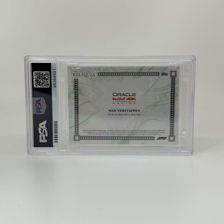 PSA 8 - 66/99 - Max Verstappen - Green - 2023 Topps Eccellenza Reliquia