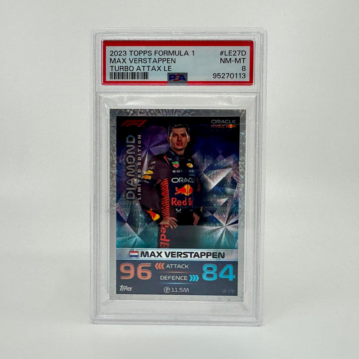 PSA 8 - Max Verstappen #LE27D - Diamond - Limited Edition GP Exclusive