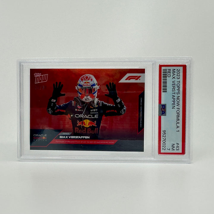 PSA 7 - 93/99 - Max Verstappen #43 - Red