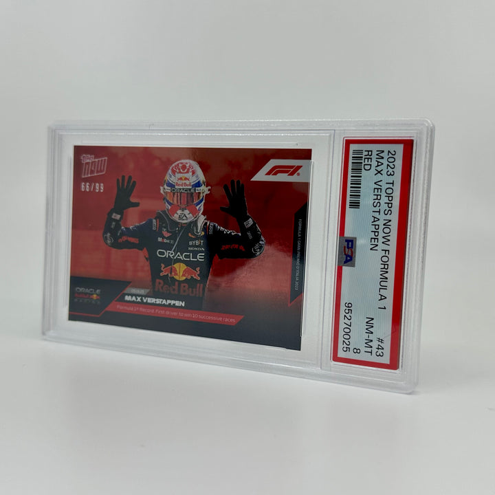 PSA 8 - /99 - Max Verstappen #43 - Red