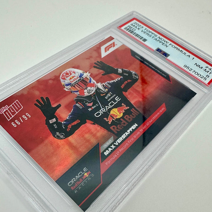 PSA 8 - /99 - Max Verstappen #43 - Red