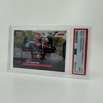 PSA 9 - Max Verstappen - 2023 Topps Now #43 - 10 Wins
