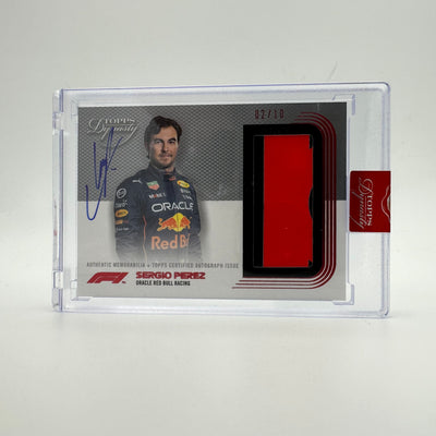 2/10 - Sergio Perez #DAP-SP - 2022 Topps Dynasty Single Patch