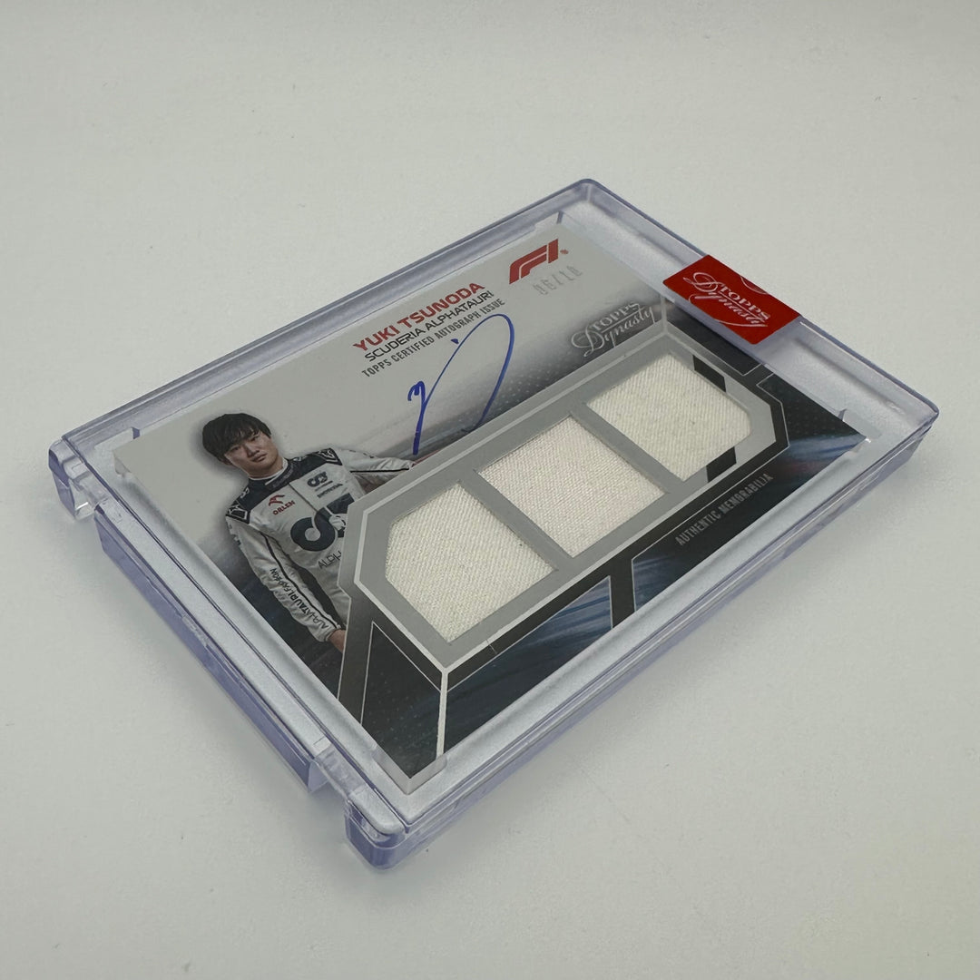 06/10 Silver - Yuki Tsunoda #SDTRA-YTII - 2023 Topps Dynasty 06/10 Silver - Yuki Tsunoda #SDTRA-YTII - 2023 Topps Dynasty