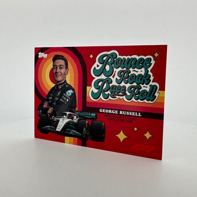 2/5 Red - George Russell - 2022 Topps Formula 1 - Bounce, Rock, Race, Roll