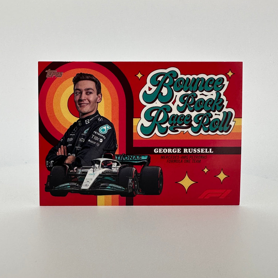 2/5 Red - George Russell - 2022 Topps Formula 1 - Bounce, Rock, Race, Roll