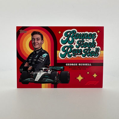 2/5 Red - George Russell - 2022 Topps Formula 1 - Bounce, Rock, Race, Roll