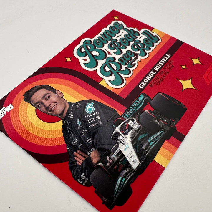 2/5 Red - George Russell - 2022 Topps Formula 1 - Bounce, Rock, Race, Roll