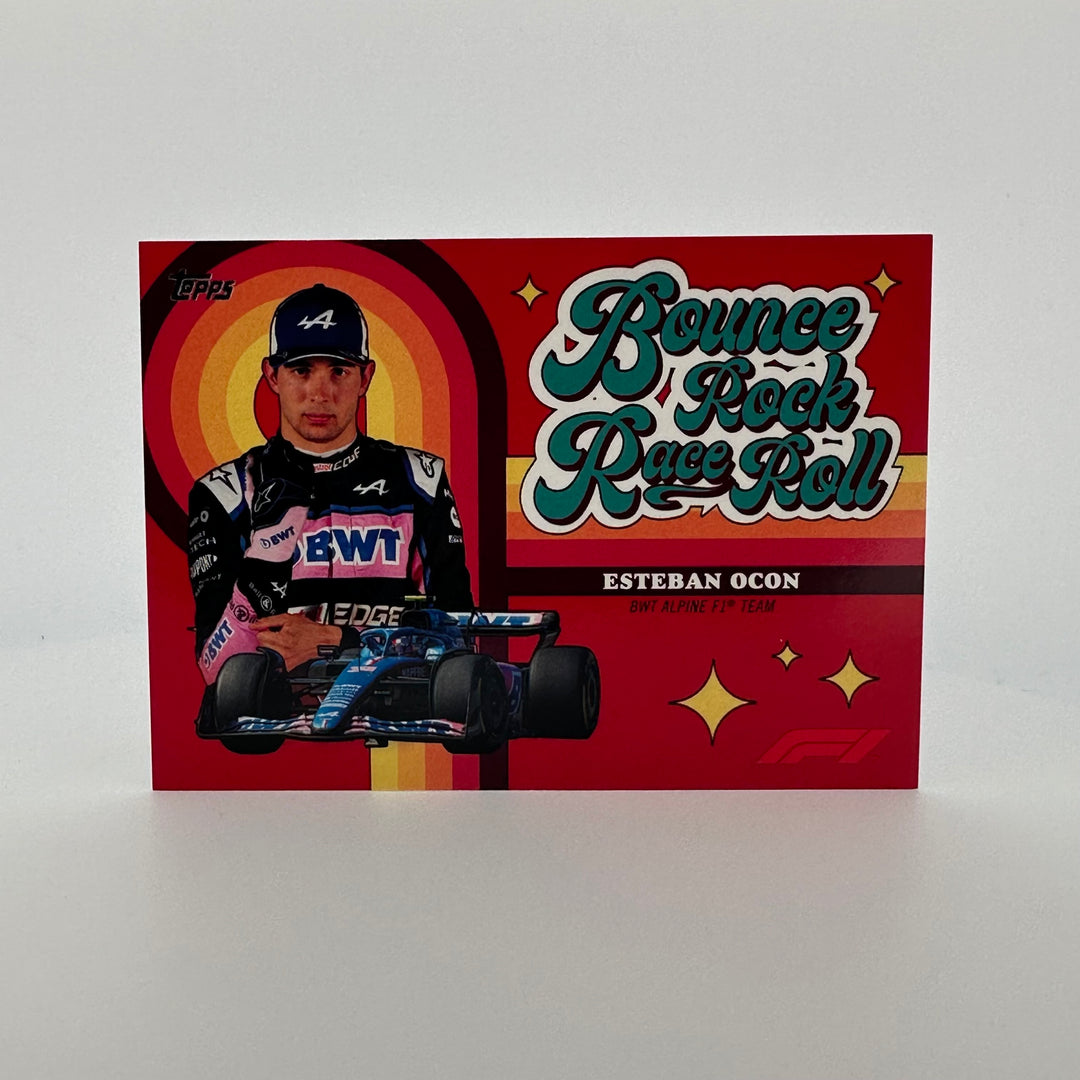 3/5 Red - Esteban Ocon - 2022 Topps Formula 1 - Bounce, Rock, Race, Rolle