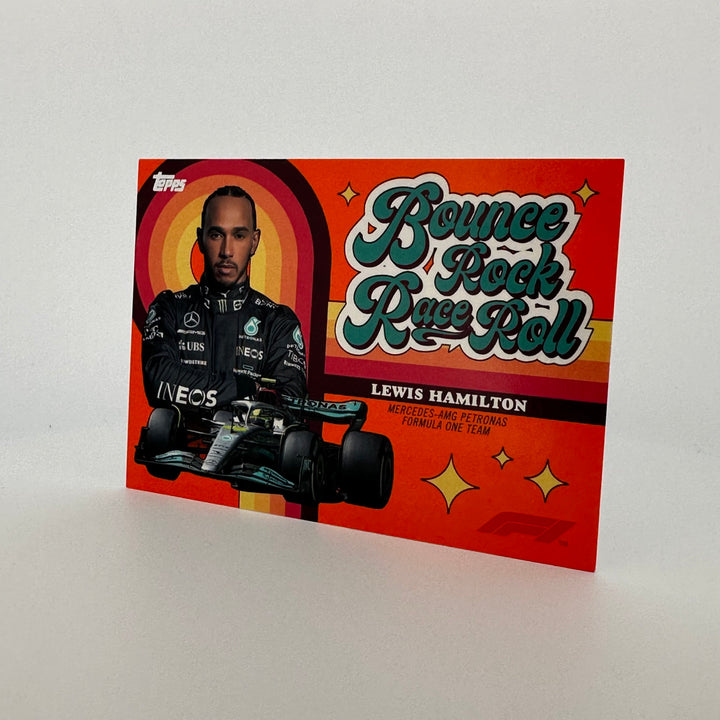 01/25 Orange - Lewis Hamilton - 2022 Topps Formula 1 - Bounce, Rock, Race, Roll