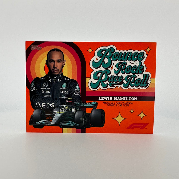 01/25 Orange - Lewis Hamilton - 2022 Topps Formula 1 - Bounce, Rock, Race, Roll