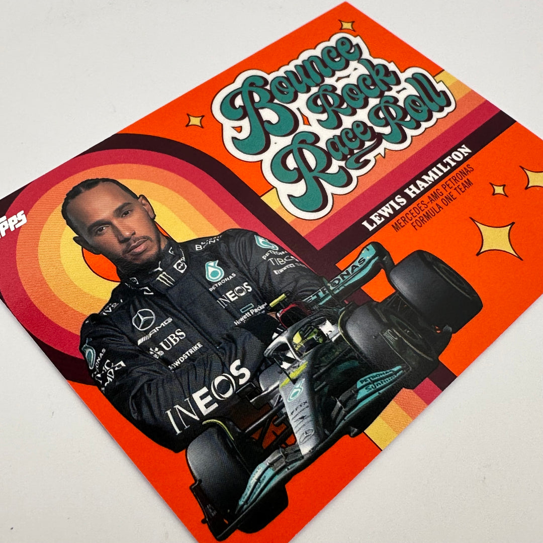 01/25 Orange - Lewis Hamilton - 2022 Topps Formula 1 - Bounce, Rock, Race, Roll