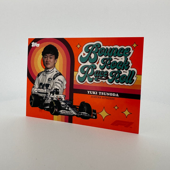 04/25 Orange - Yuki Tsunoda - 2022 Topps Formula 1 - Bounce, Rock, Race, Roll