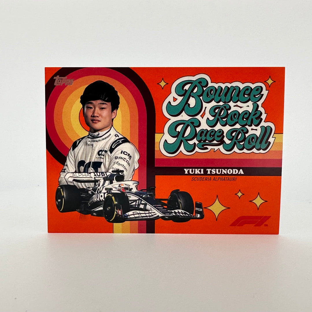 04/25 Orange - Yuki Tsunoda - 2022 Topps Formula 1 - Bounce, Rock, Race, Roll