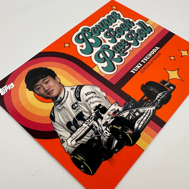 04/25 Orange - Yuki Tsunoda - 2022 Topps Formula 1 - Bounce, Rock, Race, Roll