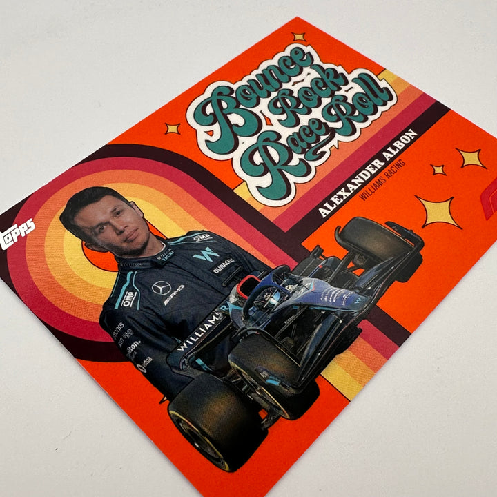 01/25 Orange - Alexander Albon - 2022 Topps Formula 1 - Bounce, Rock, Race, Roll