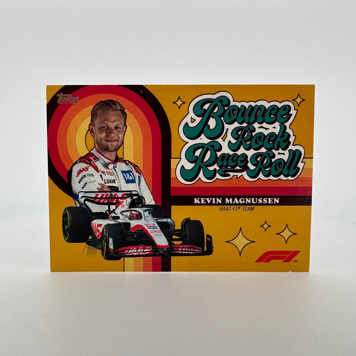 08/50 Gold - Kevin Manussen - 2022 Topps Formula 1 - Bounce, Rock, Race, Roll