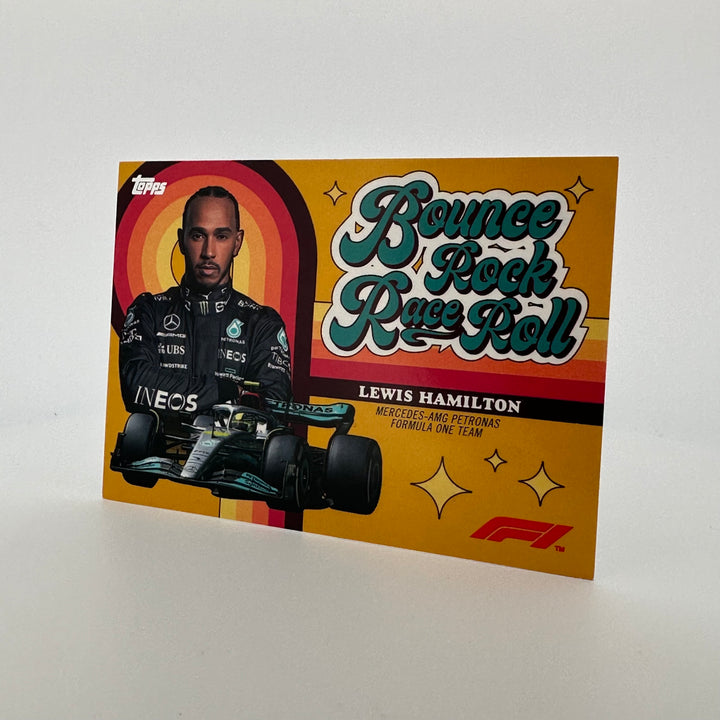 33/50 Gold - Lewis Hamilton - 2022 Topps Formula 1 - Bounce, Rock, Race, Roll