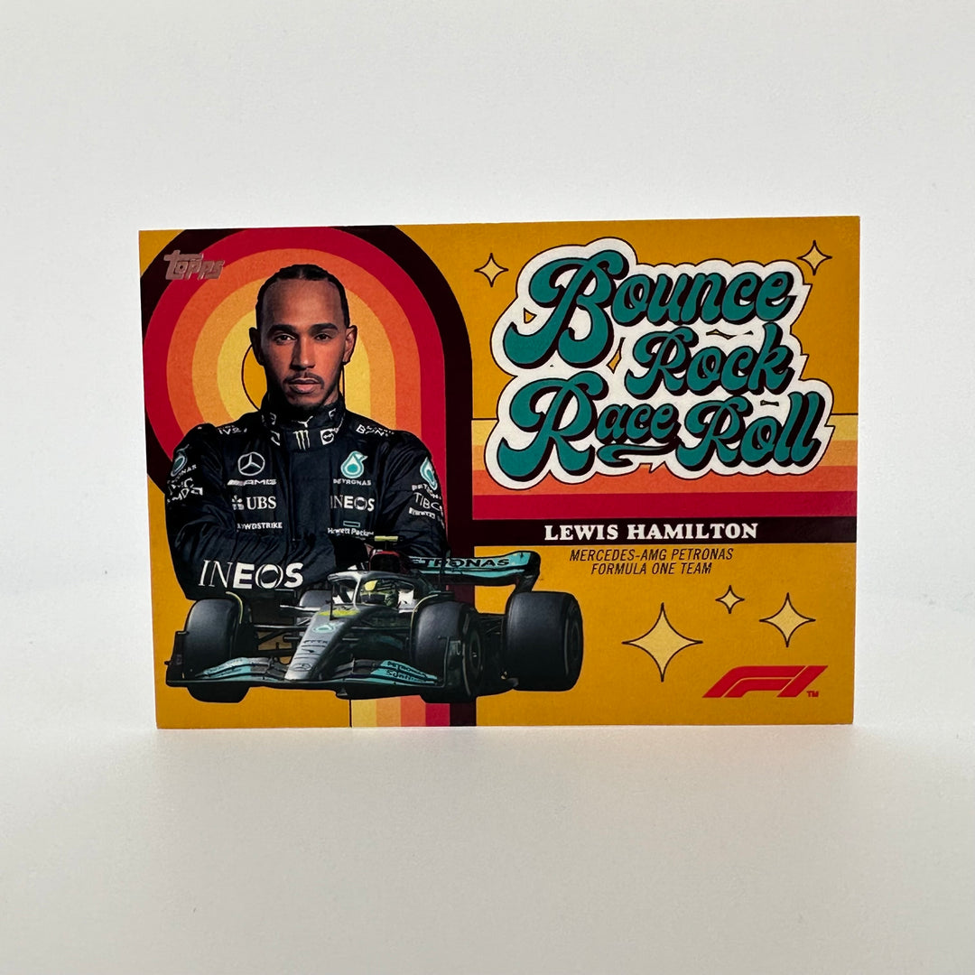 33/50 Gold - Lewis Hamilton - 2022 Topps Formula 1 - Bounce, Rock, Race, Roll