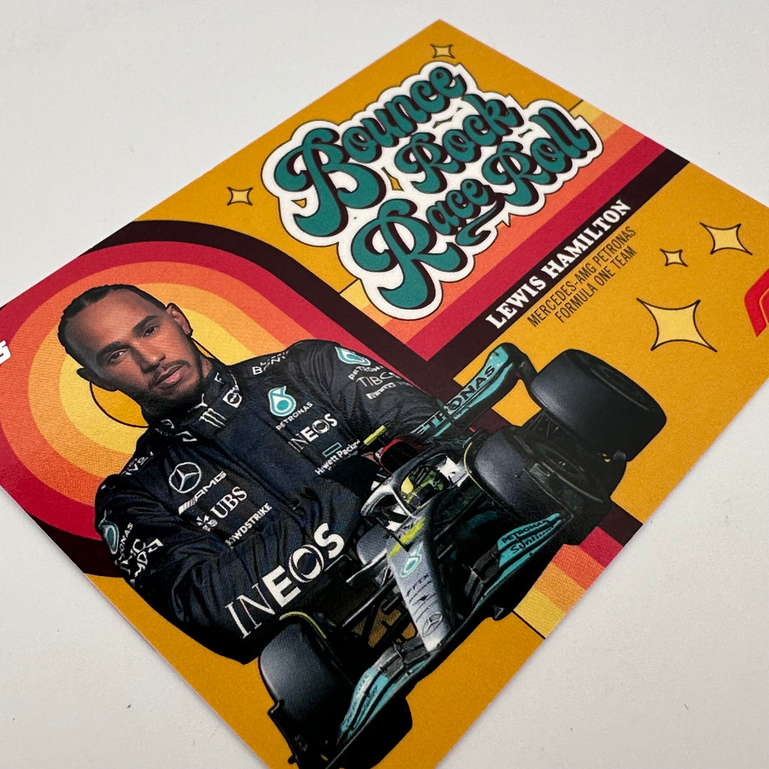 33/50 Gold - Lewis Hamilton - 2022 Topps Formula 1 - Bounce, Rock, Race, Roll