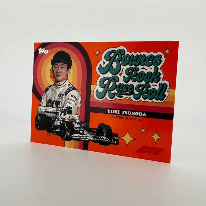 08/25 Orange - Yuki Tsunoda - 2022 Topps Formula 1 - Bounce, Rock, Race, Roll