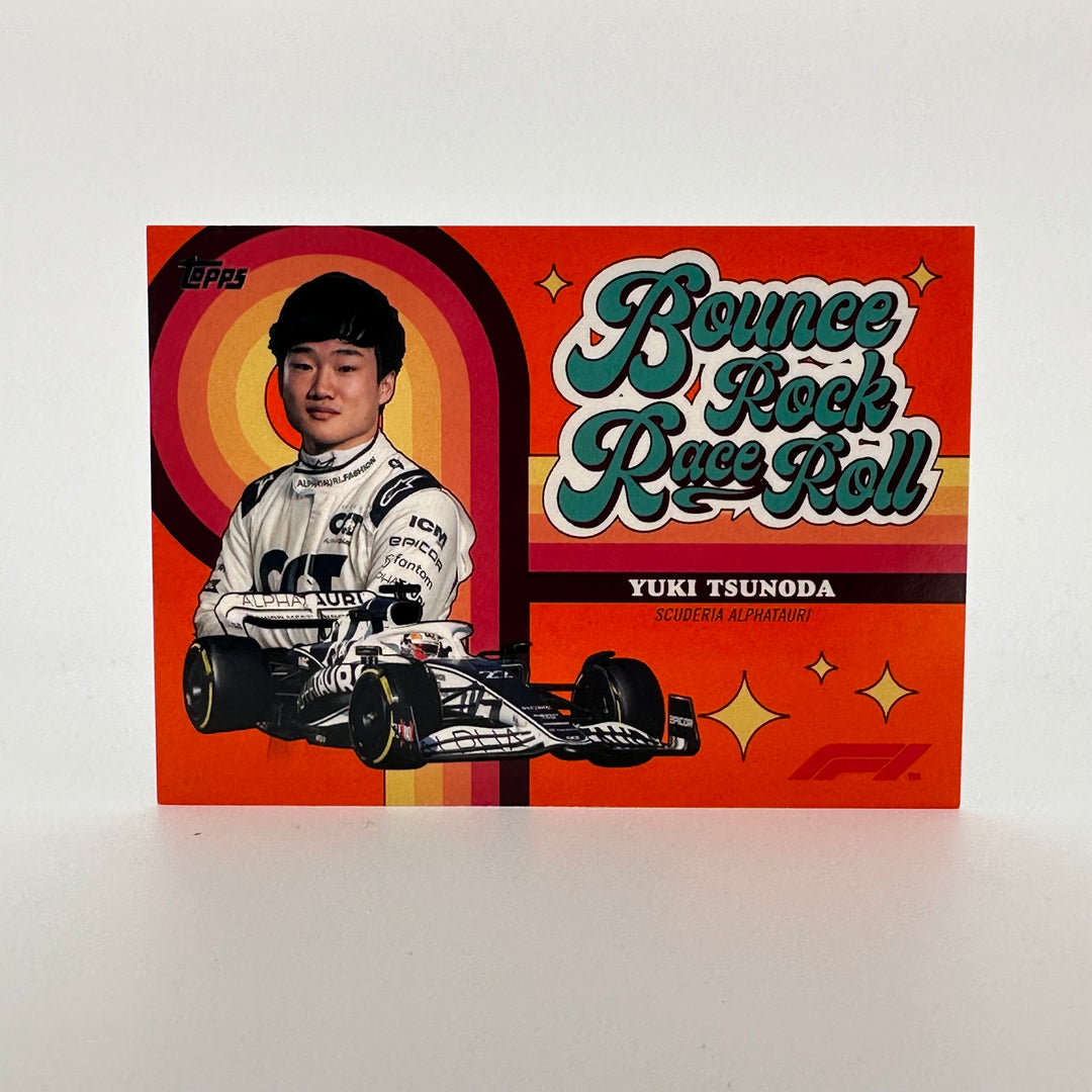 08/25 Orange - Yuki Tsunoda - 2022 Topps Formula 1 - Bounce, Rock, Race, Roll