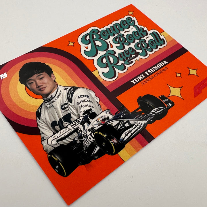08/25 Orange - Yuki Tsunoda - 2022 Topps Formula 1 - Bounce, Rock, Race, Roll