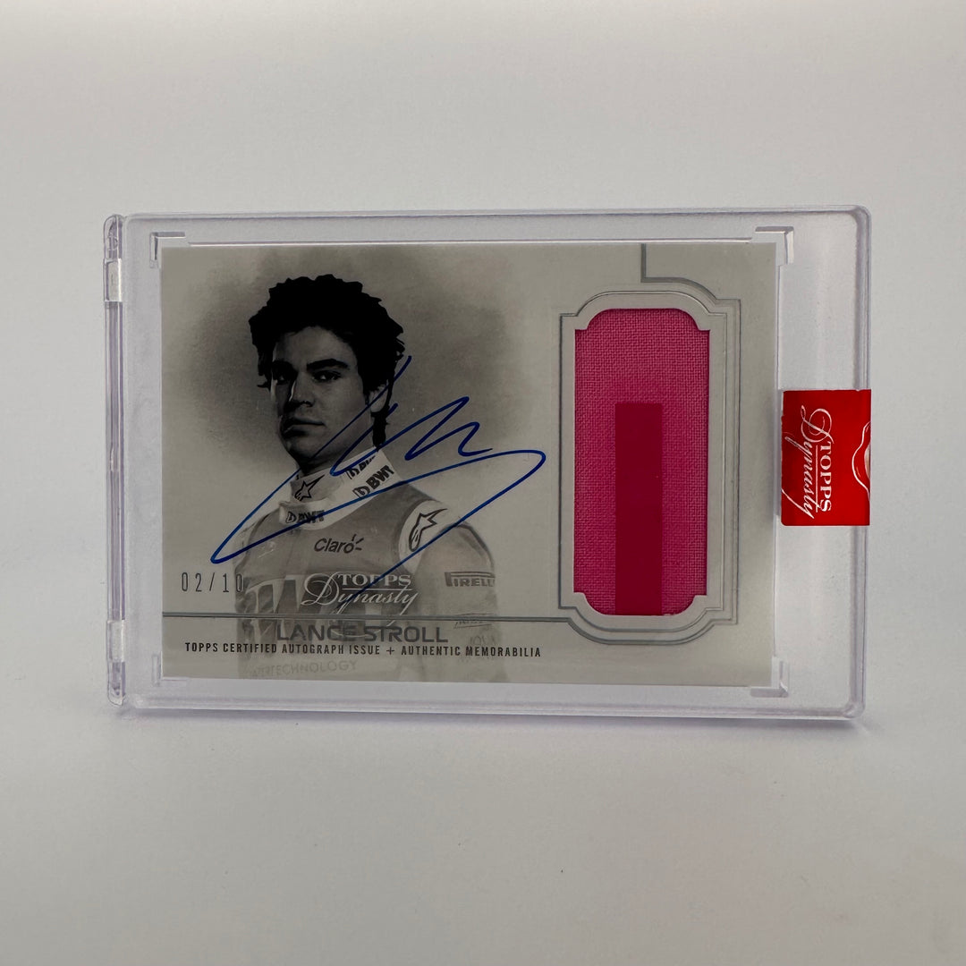 02/10 Lance Stroll #DAP-ILS - BWT - Racing Point - 2020 Dynasty Autograph Patch