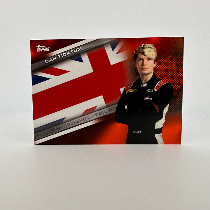 13/25 Orange - Dan Ticktum #FF-DT - 2021 Formula 1 - Flags of Foundation