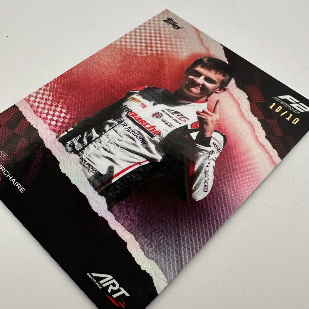 10/10 Red - Theo Pourchaire - 2022 Topps Lights Out