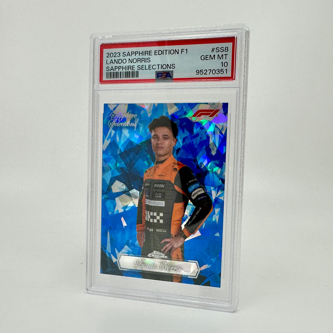 PSA 10 - Lando Norris #SS8 - Sapphire Selections - 2023 Topps Chrome F1
