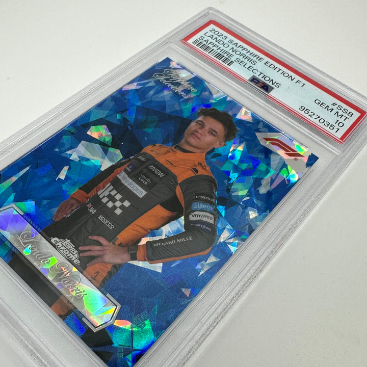 PSA 10 - Lando Norris #SS8 - Sapphire Selections - 2023 Topps Chrome F1