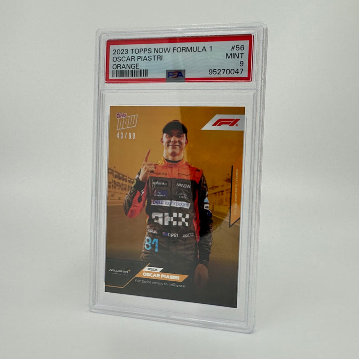 PSA 9 - 43/99 Oscar Piastri #56 - Orange - 2023 Topps Now